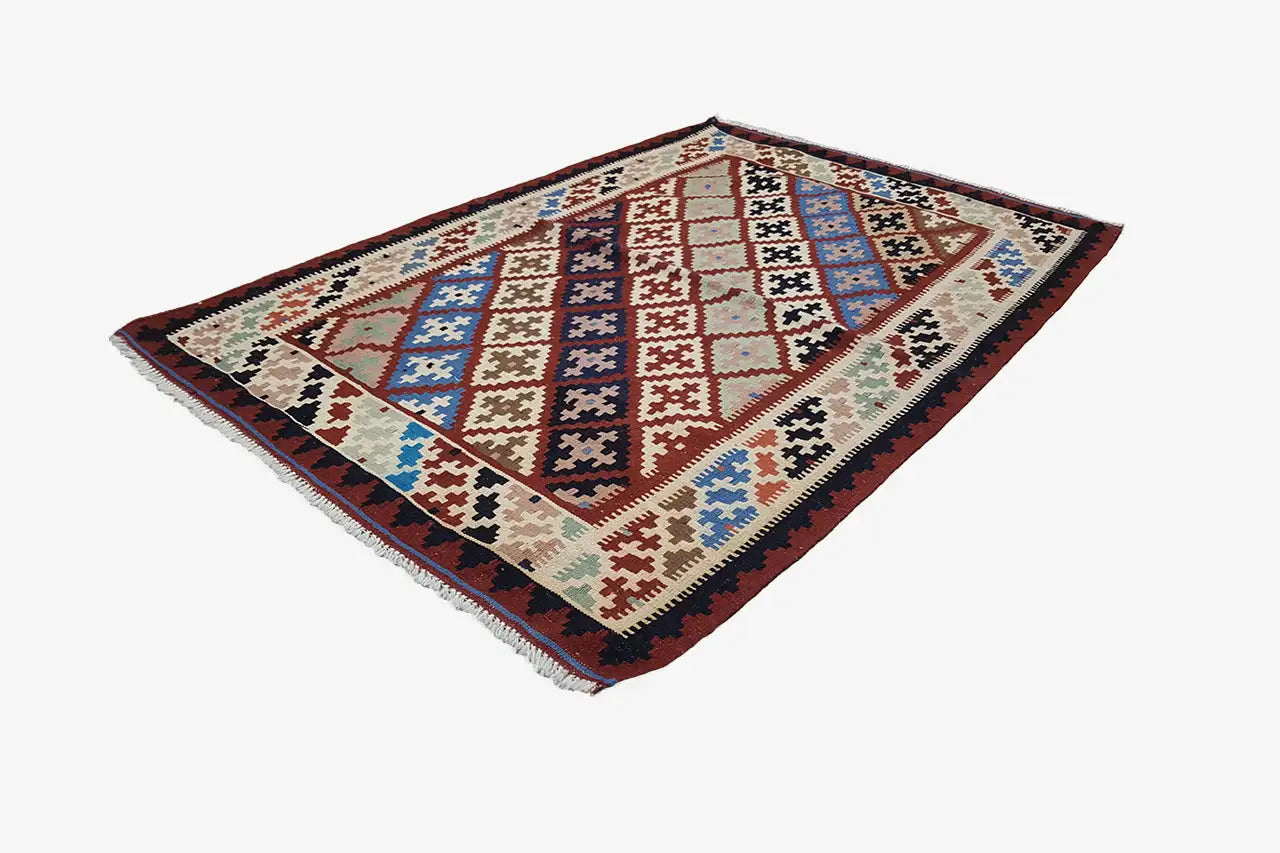 Kilim Qashqai - Multicolor 3PL 153x105 cm - German Carpet Shop