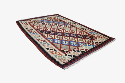 Kilim Qashqai - Multicolor 3PL 153x105 cm - German Carpet Shop