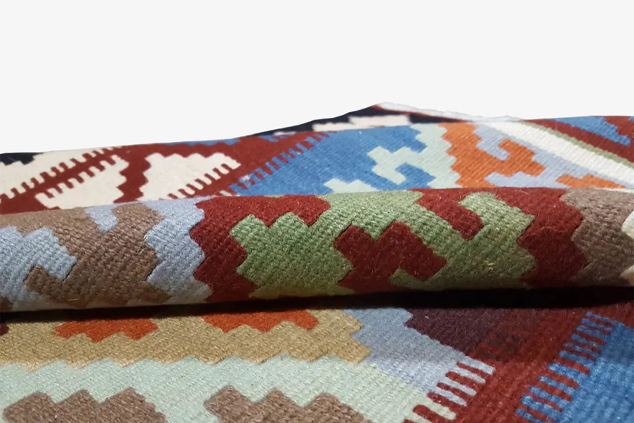 Kilim Qashqai - Multicolor 4PL 148x95 cm - German Carpet Shop