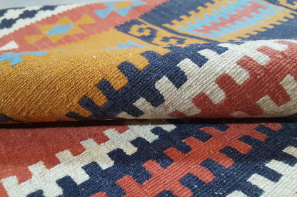 Kilim Qashqai - Multicolor 802403 253x158 cm - German Carpet Shop