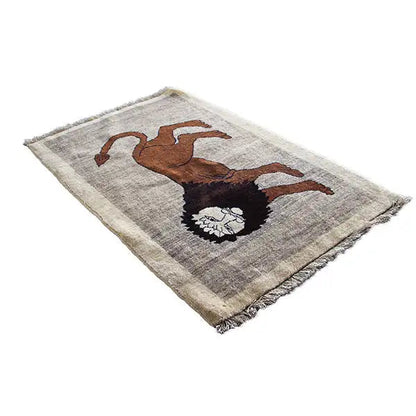 Löwen Gabbeh (134x82 cm) - German Carpet Shop