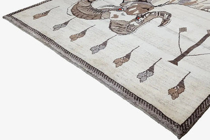 Löwen Gabbeh (191x122 cm) - German Carpet Shop