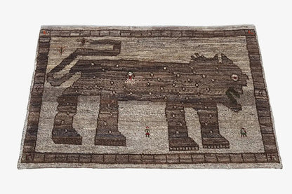 Löwen Gabbeh - 9701300 (90x61 cm) - German Carpet Shop