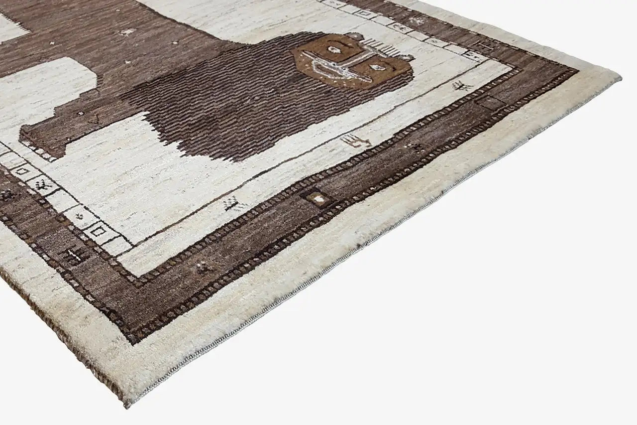 Löwen Gabbeh - 9701340 (184x122 cm) - German Carpet Shop