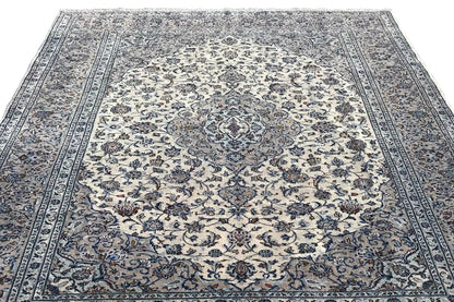 Keshan - Beige (349x242 cm) - German Carpet Shop