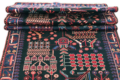 Hamadan Läufer - 8968693 (394x114cm) - German Carpet Shop