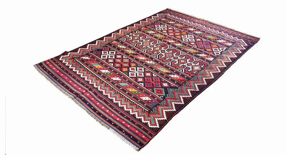 Kelim - Sirjan (239x158 cm) - German Carpet Shop