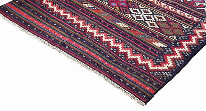  Kilim Sirjan - (230x148 cm) - Premium Kelim from German Carpet Shop - Just €365! Shop now at German Carpet Shop
