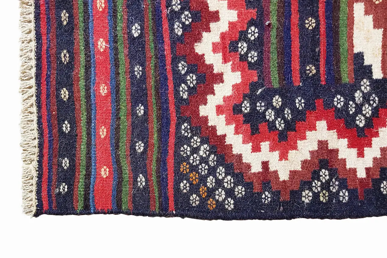  Kilim Sirjan - (230x148 cm) - Premium Kelim from German Carpet Shop - Just €365! Shop now at German Carpet Shop