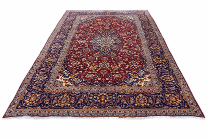 Keshan - Rot (320x195 cm) - German Carpet Shop