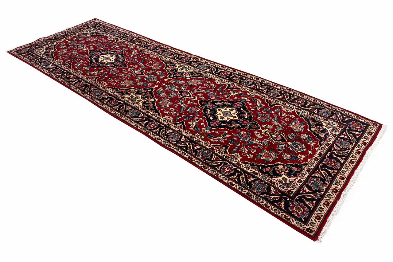 Keshan - Rot (326x108 cm) - German Carpet Shop